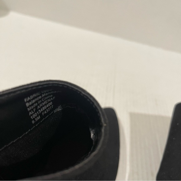 Women’s Alfani Black Armena Pointed Toe Stacked Heel Zip-Up Size 9.5 US! - Picture 8 of 10